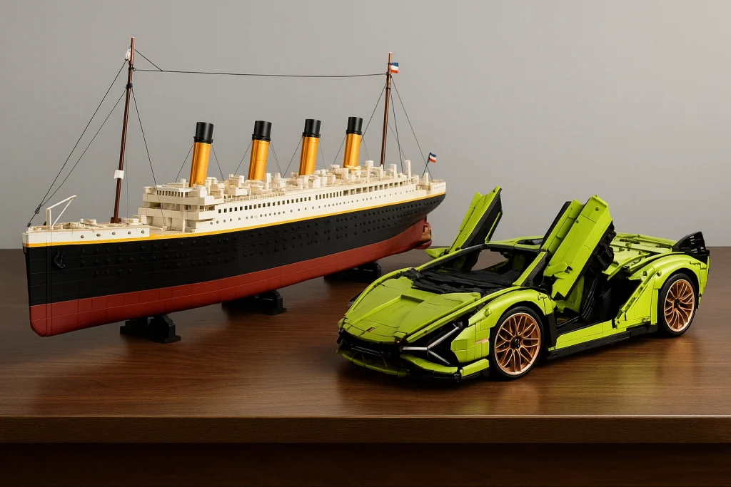 LEGO Titanic és LEGO Lamborghini: Luxus kockákból